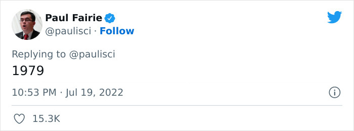 Tweet from 2022 referencing 1979 in a humorous thread about "nobody wants to work" newspaper snippets. Tweet from 2022 referencing 1979 in a humorous thread about "nobody wants to work" newspaper snippets.