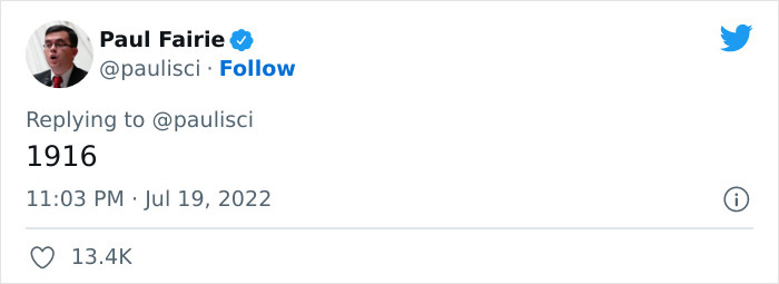 A tweet about 1916 in a thread discussing "nobody wants to work" newspaper snippets. A tweet about 1916 in a thread discussing "nobody wants to work" newspaper snippets.