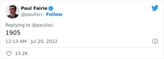 Tweet by a user showing "1905," part of a thread about newspaper snippets on how "nobody wants to work," dated from the past. Tweet by a user showing "1905," part of a thread about newspaper snippets on how "nobody wants to work," dated from the past.