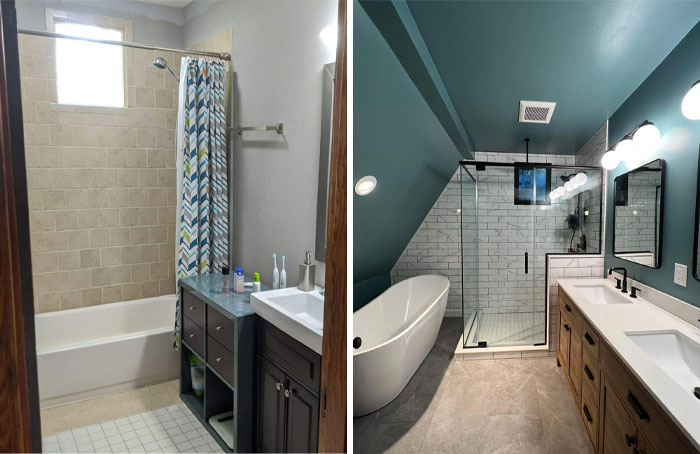 Master Bathroom DIY Upgrades - Indianapolis