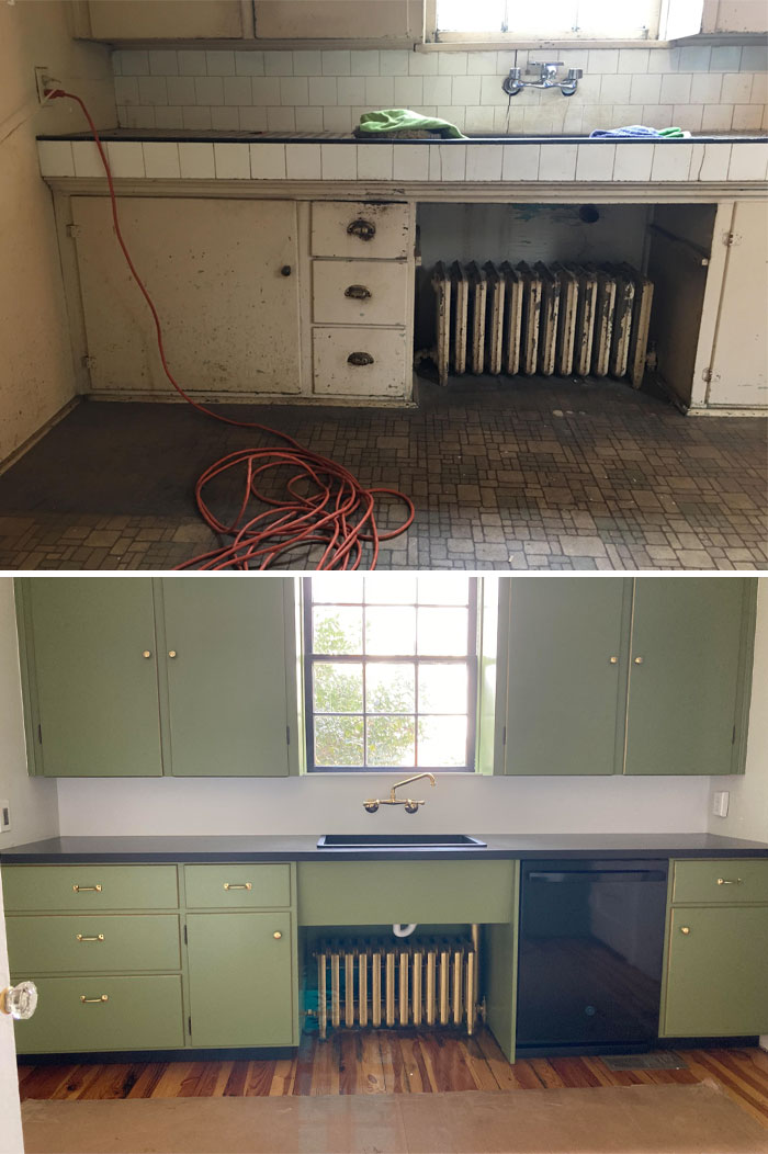 Before And After Kitchen In Virginia