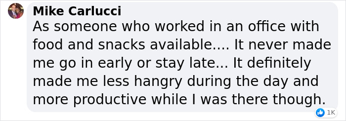 "It’s A Trick To Keep You At Work 24/7": Worker Tries To Flex With 'Cool Perks' Her Tech Company Provides, Doesn't Get Jealous Response She Expected "It’s A Trick To Keep You At Work 24/7": Worker Tries To Flex With 'Cool Perks' Her Tech Company Provides, Doesn't Get Jealous Response She Expected