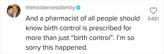 Video Of A Woman Telling Her Story Of Getting Denied Access To Her Birth Control Prescription By A Pharmacist Goes Viral With 2.8M Views
