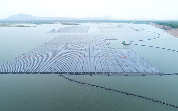 Floating Solar Power Plant In Ramagundam, India