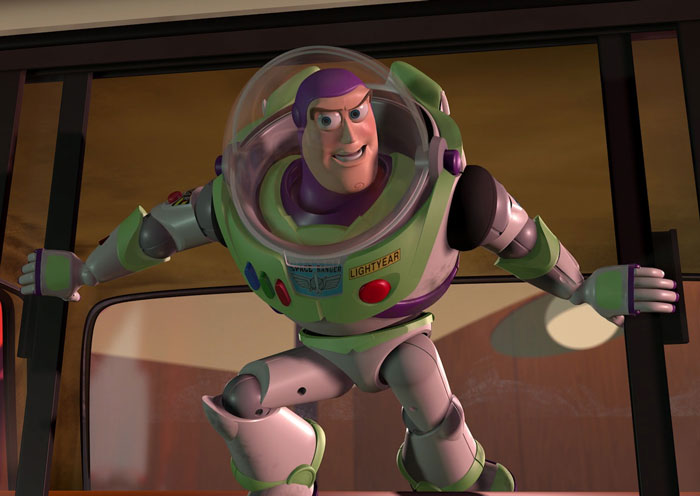 Buzz is going to jump 