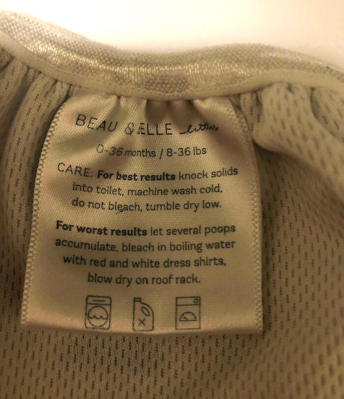 My Baby’s Swim Diaper Comes With Worst Results Washing Instructions