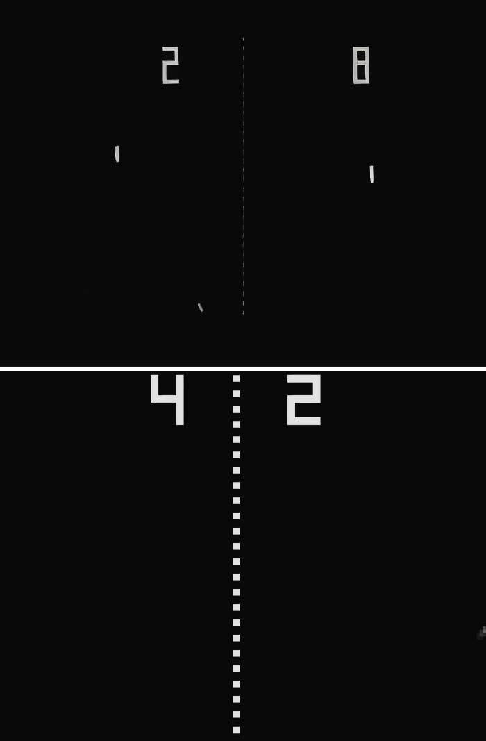 Pong two player game gameplay 