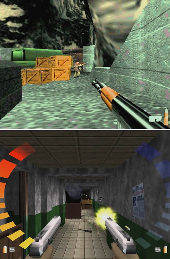 Goldeneye 007 shooting game gameplay 