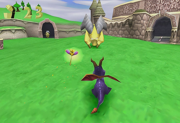 Spyro dragon game gameplay 
