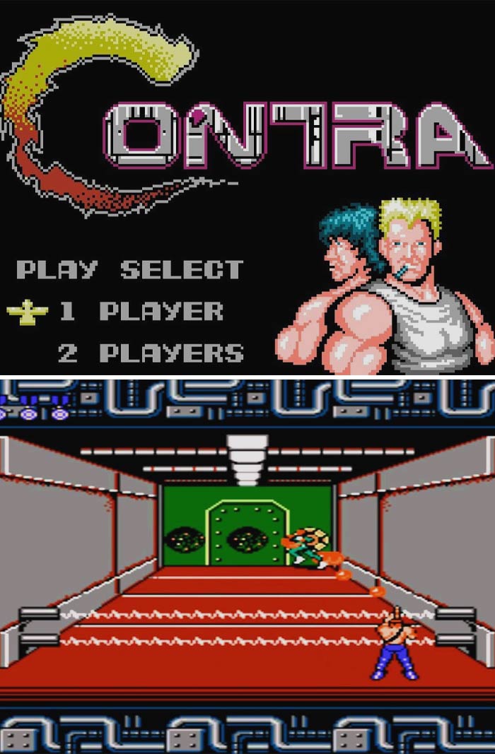 Contra game gameplay 