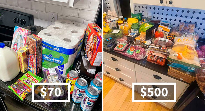 People From The USA And Other Countries Show How Much Groceries Cost Where They Live (30 Pics)