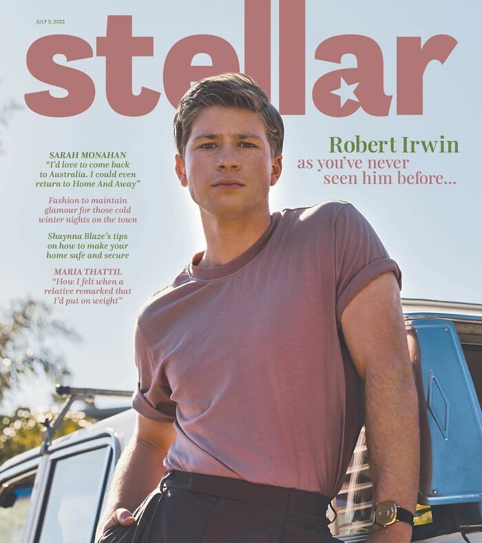 Robert Irwin's Photoshoot With Stellar Magazine Is Creating Quite A Buzz On The Internet Robert Irwin's Photoshoot With Stellar Magazine Is Creating Quite A Buzz On The Internet