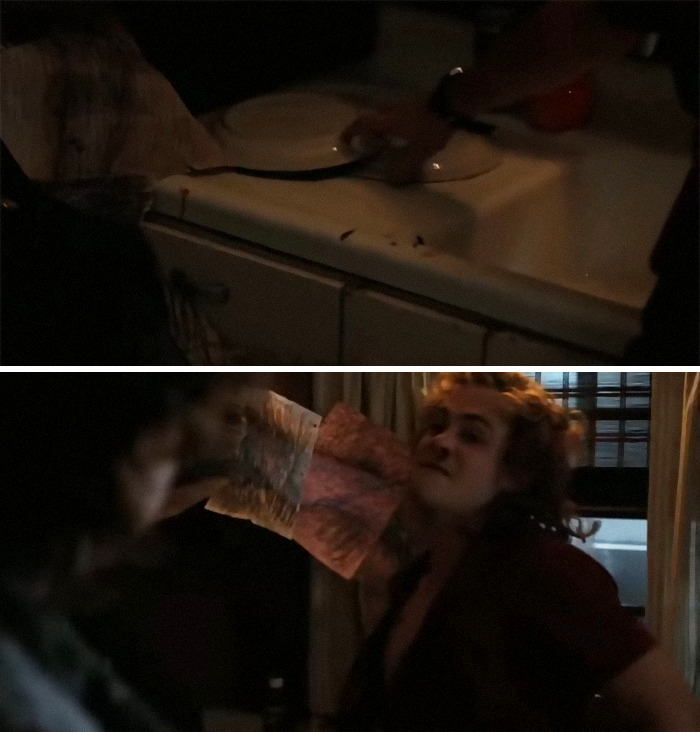 In S2e8 Of Stranger Things, During Billy And Steve's Fight, Steve Is Winning Until Billy Hits Steve Over The Head With A Plate. In S3e6, When El Sees Billy's Memories, It's Revealed Billy's Mom Tried To Defend Herself Against Billy's Abusive Father By Hitting Him With A Plate