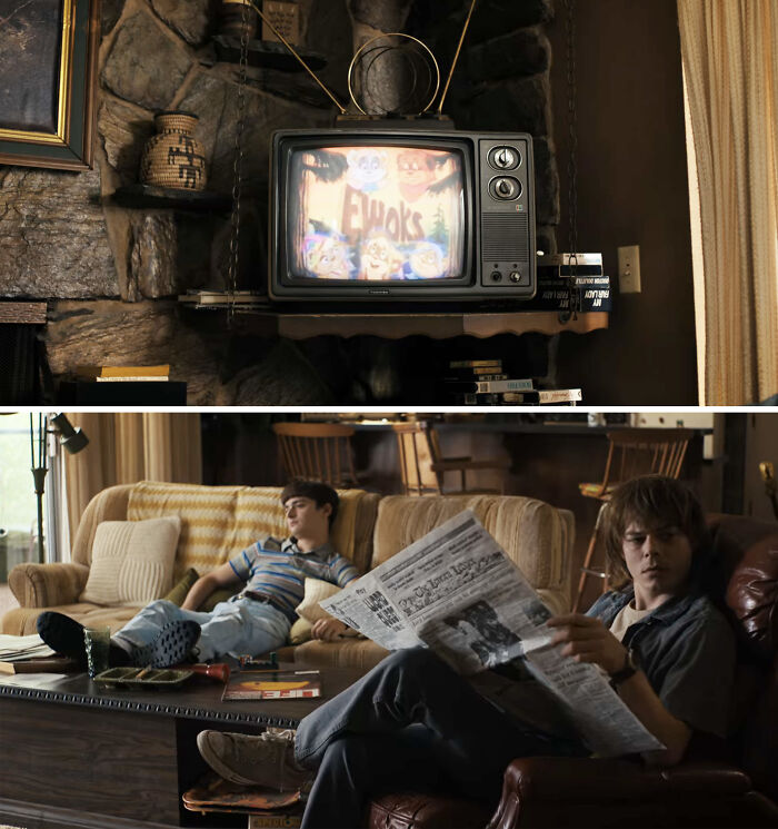 Before The Police Come For Eleven, You Can See That Will And Jonathan Are Watching An Episode Of Ewoks In The Living Room. Ewoks Ran For Two Seasons Starting In 1985 And Followed The Ewoks That Were Introduced In Star Wars: Return Of The Jedi