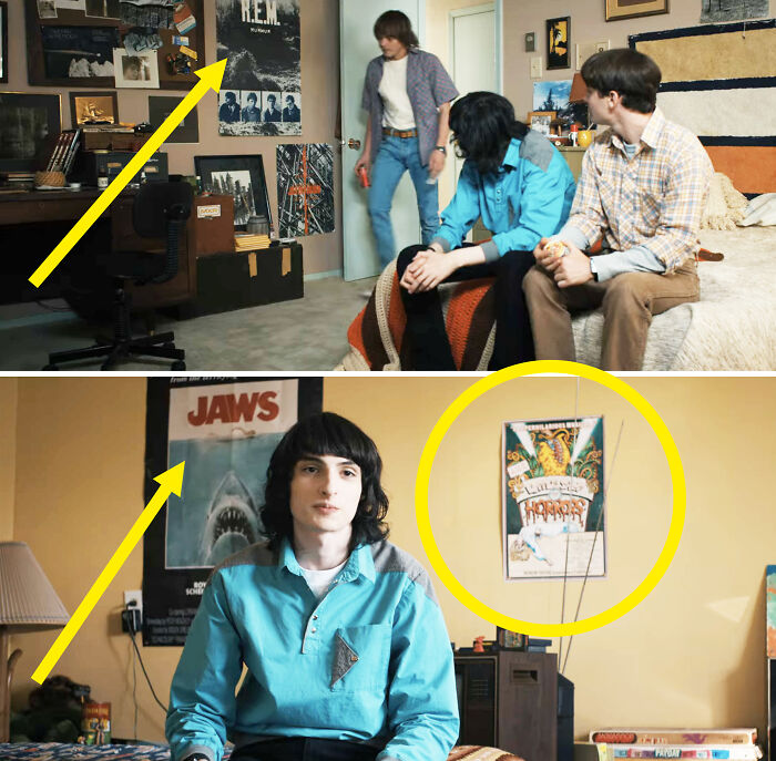 If You Look Closely, Will Has Several Amazing Posters Hanging In His Room, Including One For R.e.m, Jaws, And The Musical Little Shop Of Horrors