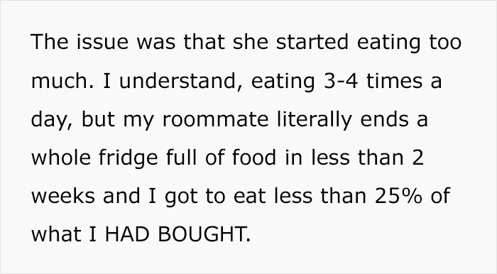 Student Has Had Enough Of Financially-Struggling Roommate Eating All Of Her Food, Buys A Mini Fridge For Her Room Only, Drama Ensues