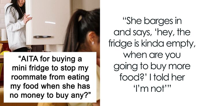 Student Has Had Enough Of Financially-Struggling Roommate Eating All Of Her Food, Buys A Mini Fridge For Her Room Only, Drama Ensues