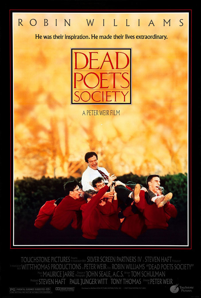 Poster for Dead Poets Society movie