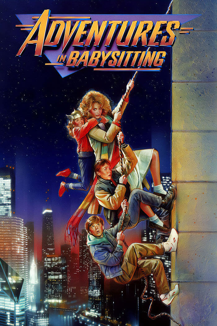 Poster for Adventures in Babysitting movie