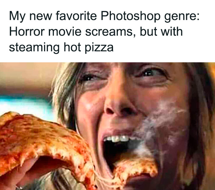 Thanks, I Love Horror Pizza Photoshop