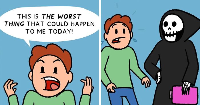 This Artist Makes Adorable Comics Showing The Funny Side Of The Afterlife (35 Pics)