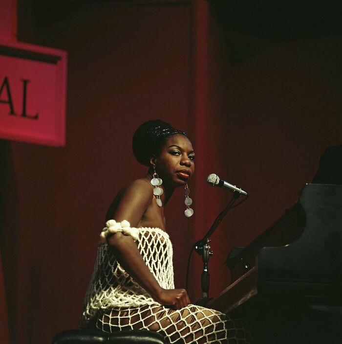 Nina Simone Photographed At The Newport Jazz Festival By David Redfern, 1968