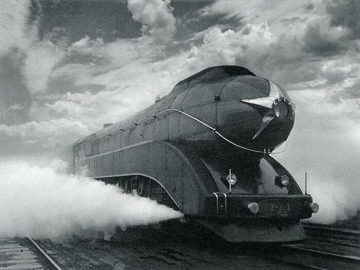 A 2-3-2 Soviet Super-Speed Steam Locomotive. Moscow, Ussr, 1939