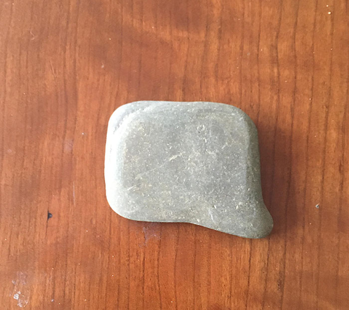 This Rock I Found Looks Like A Speech Bubble