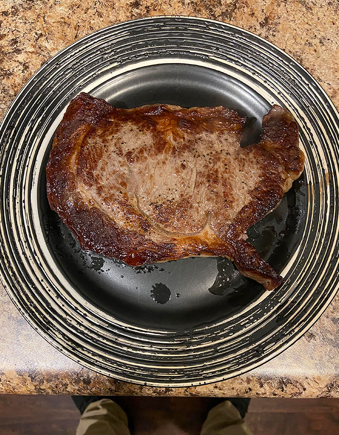 My Steak Looks Like America