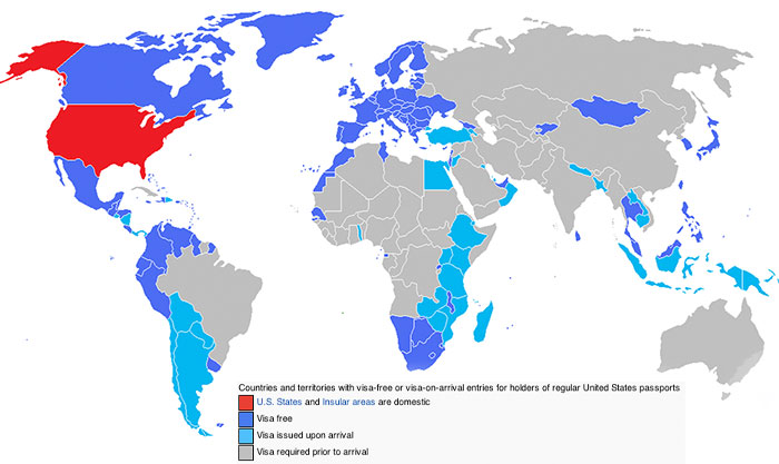 Visa Requirements For US Citizens