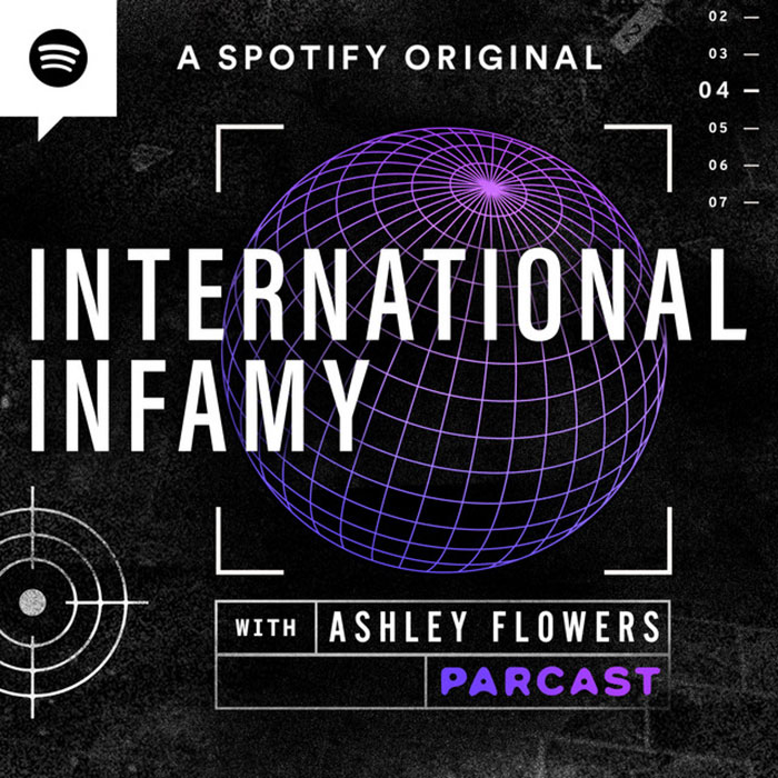 International Infamy With Ashley Flowers podcast cover art