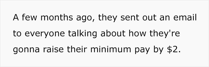 "We’re Not Gonna Get A Raise?": 7-Year Employee Is Furious That She Got A 60-Cent Raise "We’re Not Gonna Get A Raise?": 7-Year Employee Is Furious That She Got A 60-Cent Raise