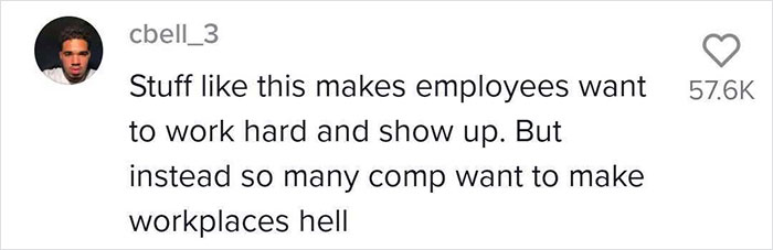 "It’s A Trick To Keep You At Work 24/7": Worker Tries To Flex With 'Cool Perks' Her Tech Company Provides, Doesn't Get Jealous Response She Expected "It’s A Trick To Keep You At Work 24/7": Worker Tries To Flex With 'Cool Perks' Her Tech Company Provides, Doesn't Get Jealous Response She Expected