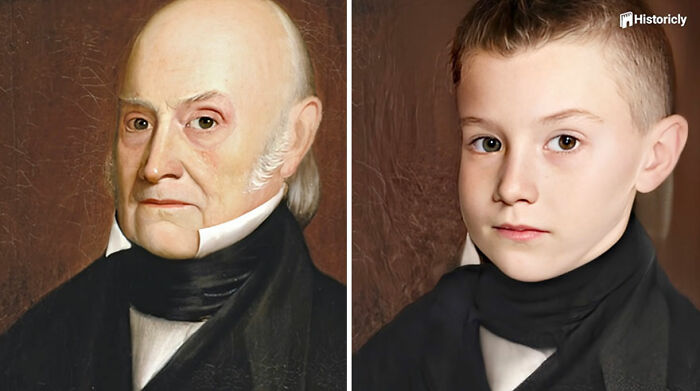 John Quincy Adams reimaginado como un adolescente
