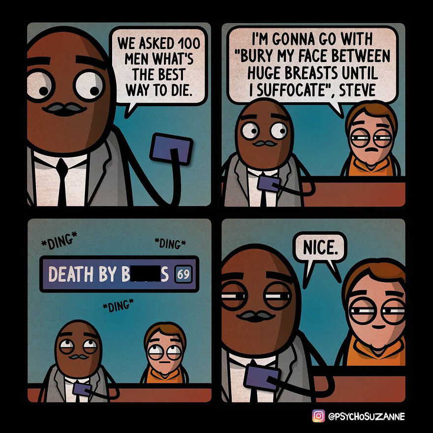 Meet The Illustrations Of Psycho Suzanne, A Grandma Like No Other (31 New Pics)