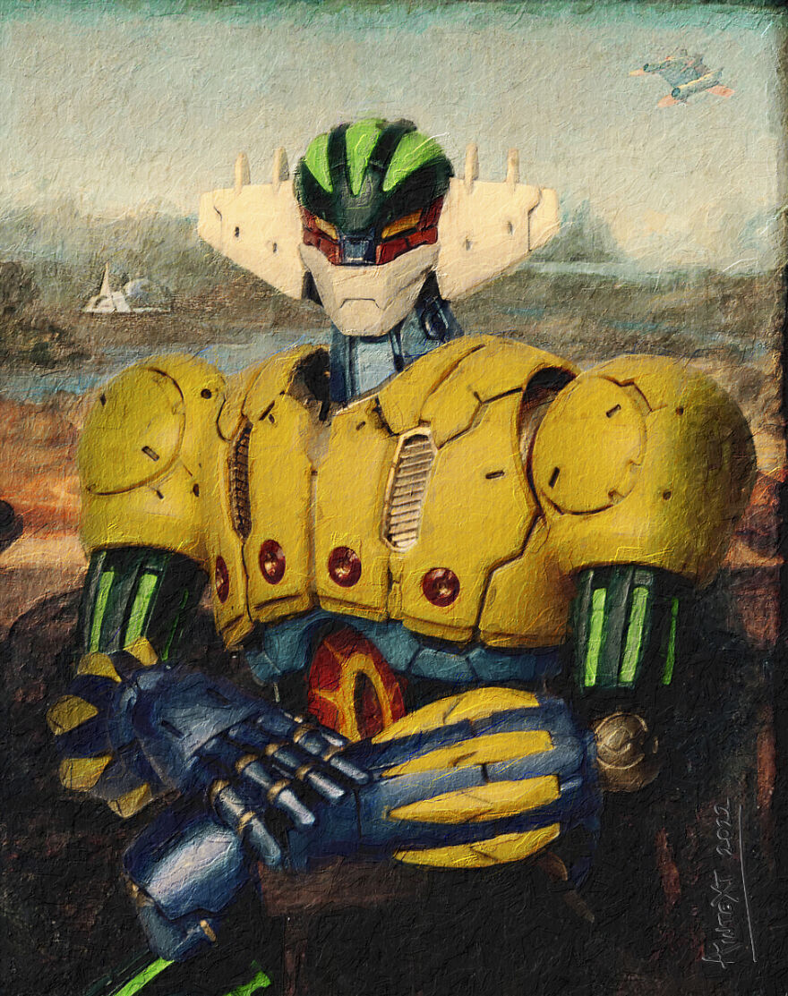 Photographer Turns Model Kits Of Robots Into Classical Paintings: The Mechalangelo Project