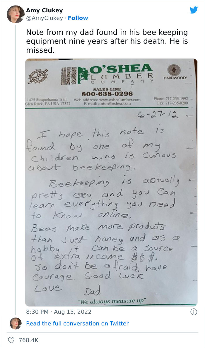 Father Of 6 Hides A Note For His Kids Shortly Before Passing, They Find It 9 Years Later, And It's The Most ‘Dad’ Thing Ever