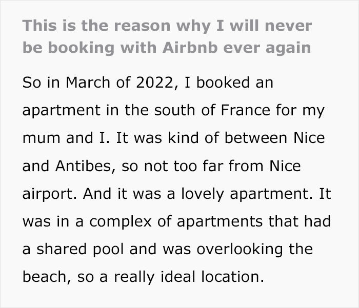 “Why I’m Never Using Airbnb Ever Again”: TikToker Goes Viral After Explaining How The Company Ruined Her Trip To France “Why I’m Never Using Airbnb Ever Again”: TikToker Goes Viral After Explaining How The Company Ruined Her Trip To France