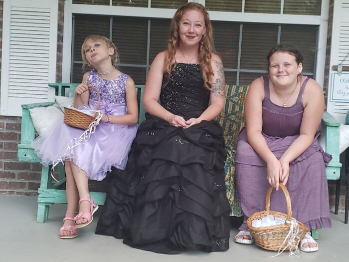 You Guys Asked. Here's The Front. With My Flower Girls