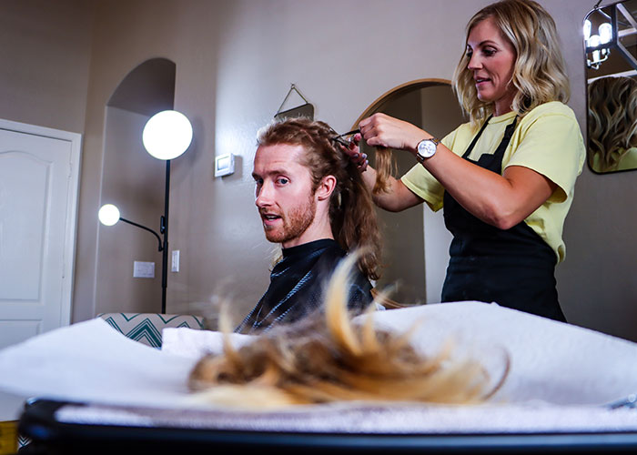“I Don’t Mind Being Sick But I Mind Looking Sick”: Mom Receives Beautiful Wig Made Out Of Her Son’s Hair After Cancer Treatment Hair Loss