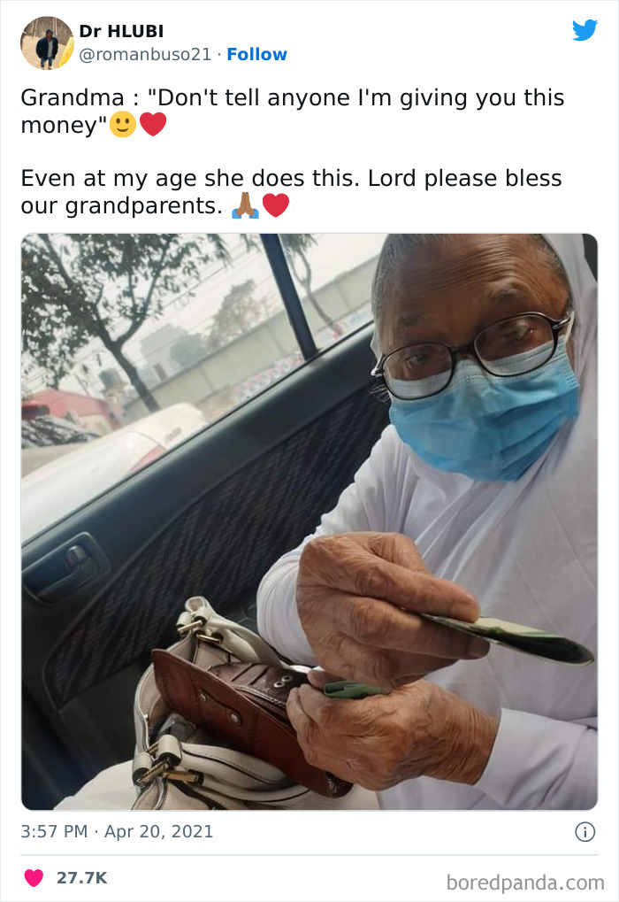 Wholesome Grandma Being Wholesome
