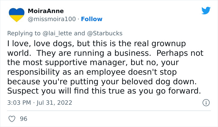 Manager Asks Worker to Change Day She Puts Beloved Sick Family Dog Down So She Can Cover a Shift