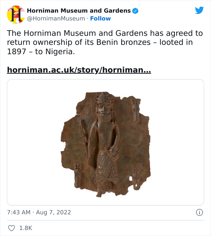 Horniman Museum To Return 72 Benin Artifacts To Nigeria, Brings Forth A Discussion On Object Repatriation