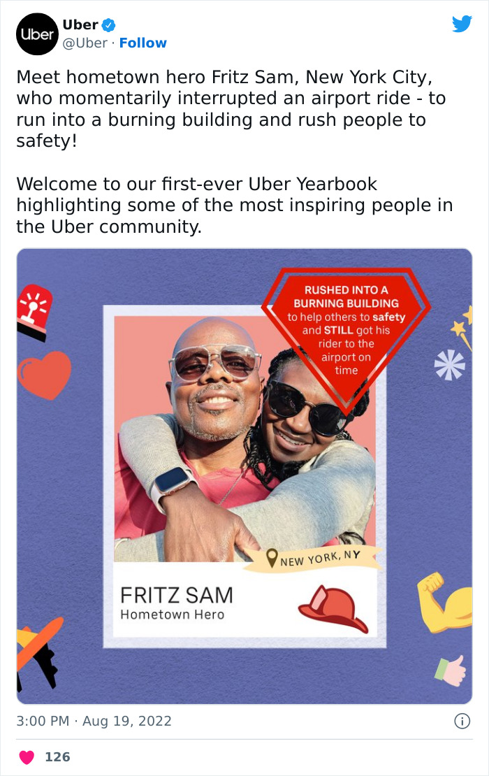 Heroic Uber Driver Goes Viral For Rushing Into Burning Building To Evacuate Residents And Still Getting His Passenger To The Airport In Time Heroic Uber Driver Goes Viral For Rushing Into Burning Building To Evacuate Residents And Still Getting His Passenger To The Airport In Time