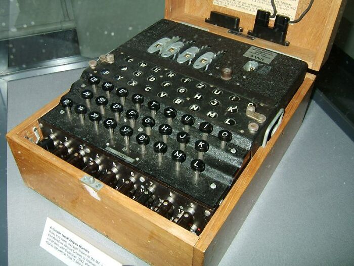 One Of The Few Surviving Enigma Machines
