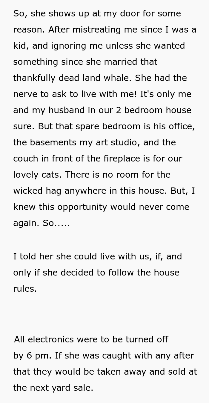 "I Offered To Let My Mom Live With Me Under The Exact Same Terms I Lived With Her As A Teen" "I Offered To Let My Mom Live With Me Under The Exact Same Terms I Lived With Her As A Teen"