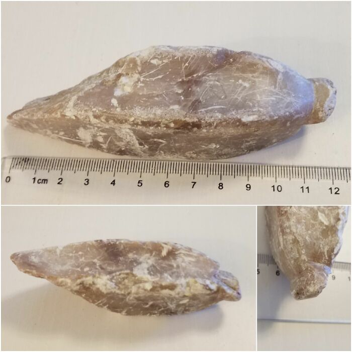 Obviously A Rock, Unlikely Something Genuine, Maybe A Scout Project? But What Did They Try To Make? (Found In Sweden)