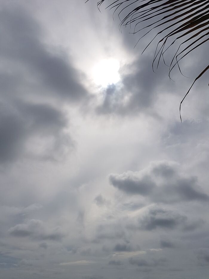 The Sky When The Hero And Enemy Armies Are About To Go Into Battle