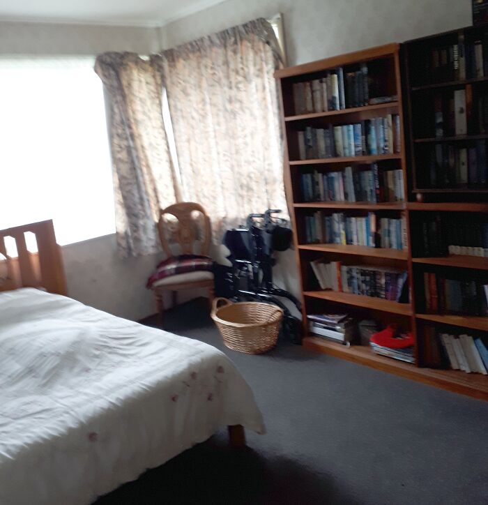 Mine, Wheelchair Is For When Aged Mum Goes Out, No Space In Hers For It