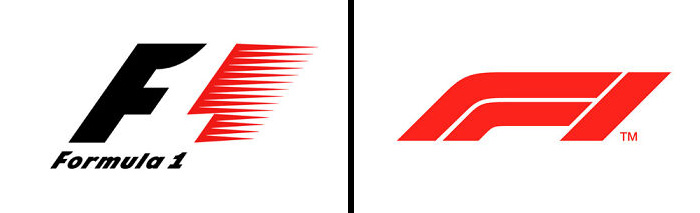 Fórmula 1. Entiendo por qué lo han cambiado, pero, ¡el antiguo logotipo era icónico!